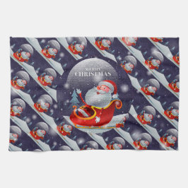 Frohe Weihnachten Glück Bestes Geschenk Geschirrtuch