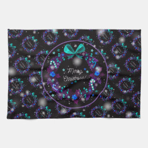 Frohe Weihnachten Glück Bestes Geschenk Geschirrtuch