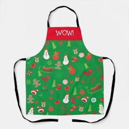 Frohe Weihnachten & Glück Neues Jahr! 20XX XMAS Sc Schürze