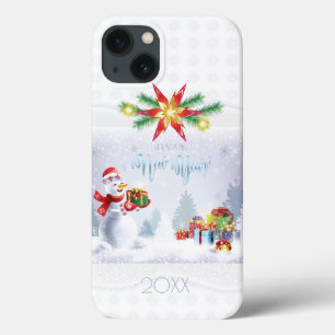 Frohe Weihnachten & Glück Neues Jahr! Snowman 20XX Case-Mate iPhone Hülle