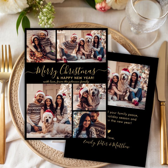 Frohe Weihnachten Glück Neujahr 5 FotoCollage (Von Creator hochgeladen)