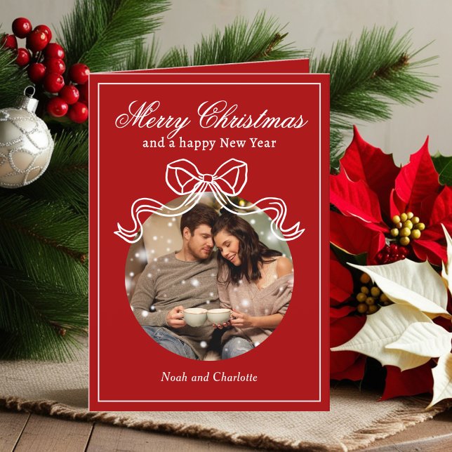 Frohe Weihnachten Glück Neujahr Coquette Bow Foto (Von Creator hochgeladen)