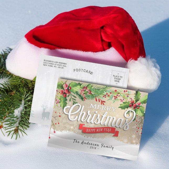 Frohe Weihnachten & Glück Neujahr Feiertage Grüße (Von Creator hochgeladen)