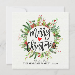 Frohe Weihnachten & Glück Neujahr Feiertage Grüße