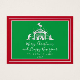 Frohe Weihnachten Glück Neujahr Heilige Familie ei