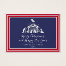 Frohe Weihnachten Glück Neujahr Heilige Familie Na