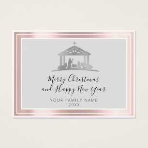 Frohe Weihnachten Glück Neujahr Heilige Rose