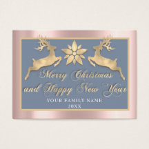 Frohe Weihnachten Glück Neujahr Name Foto RoseBlue