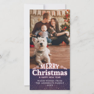 Frohe Weihnachten Glück Neujahr Urlaub Wish Foto