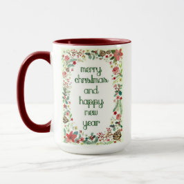Frohe Weihnachten Glück Neujahr Weihnachtsgeschenk Tasse