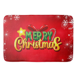 Frohe Weihnachten Glück Weihnachten Weihnachten Re Badematte