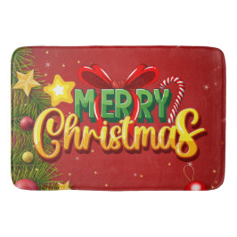 Frohe Weihnachten Glück Weihnachten Weihnachten Re Badematte