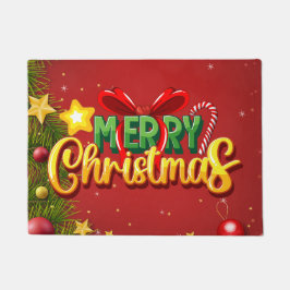 Frohe Weihnachten Glück Weihnachten Weihnachten Re Fußmatte