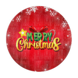 Frohe Weihnachten Glück Weihnachten Weihnachten Re Schneidebrett