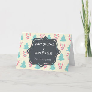 Frohe Weihnachten glücklich Neues Jahr feierliches