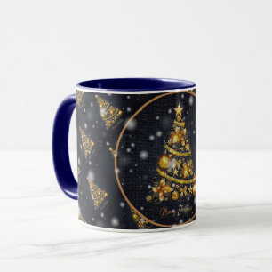 Frohe Weihnachten glücklich Zeit Geschenk Tasse