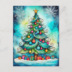 Frohe Weihnachten   Glückliche Ferien, Alle Postkarte