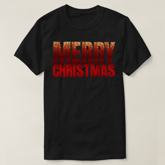 Frohe Weihnachten glückliche Ferien Grüße Pajama G T-Shirt (Design vorne)