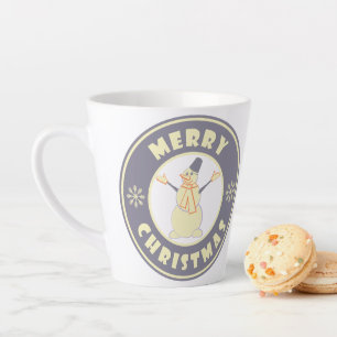 Frohe Weihnachten glückliche Snowman berühmten Kaf Milchtasse