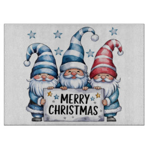 Frohe Weihnachten Gnome Schneidebrett