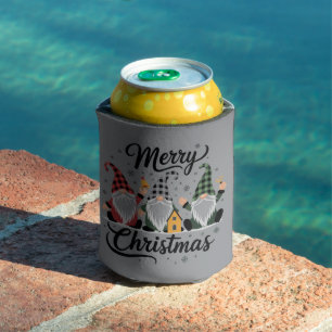 Frohe Weihnachten Gnome Süße Weihnachten Feiertags Dosenkühler