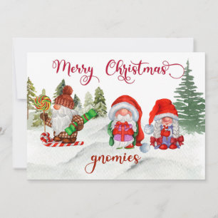 Frohe Weihnachten Gnomies Gnom-Weihnachten 