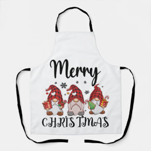 Frohe Weihnachten Gnomies Weihnachts-Gnome Schürze