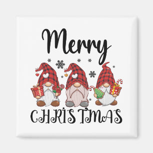 Frohe Weihnachten Gnomies Weihnachtsgnome Magnet