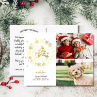 Frohe Weihnachten Gold Holiday Wreath 2 Fotos