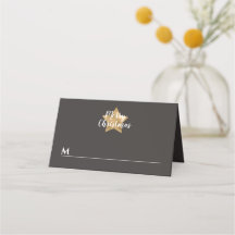 Frohe Weihnachten Gold Star Brown