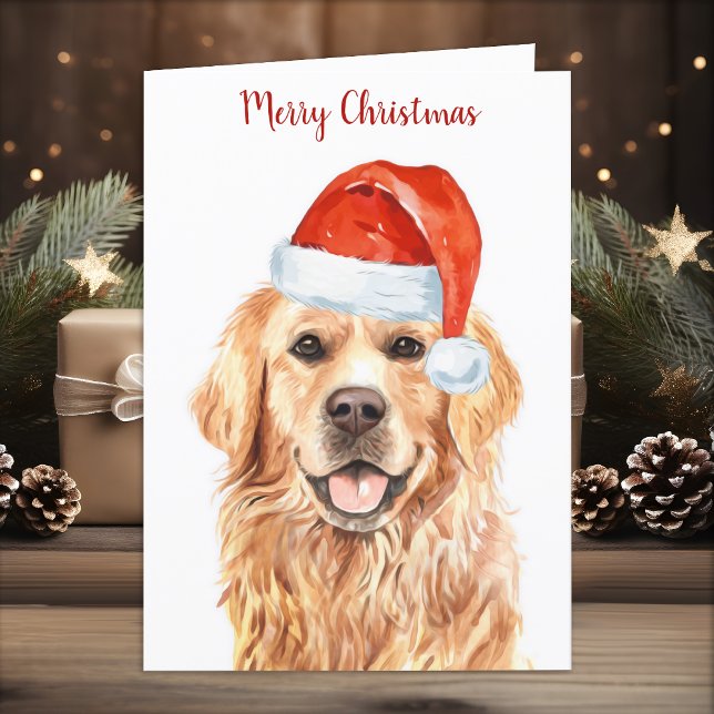 Frohe Weihnachten Golden Retriever Puppy Dog (Von Creator hochgeladen)