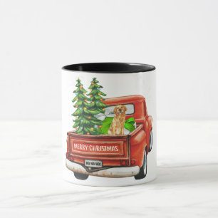 Frohe Weihnachten Golden Retriever Tasse