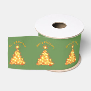 Frohe Weihnachten Golden Tree Thunder_Cove Ripsband