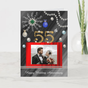 Frohe Weihnachten Goldene Hochzeit 55 Jahre Karte