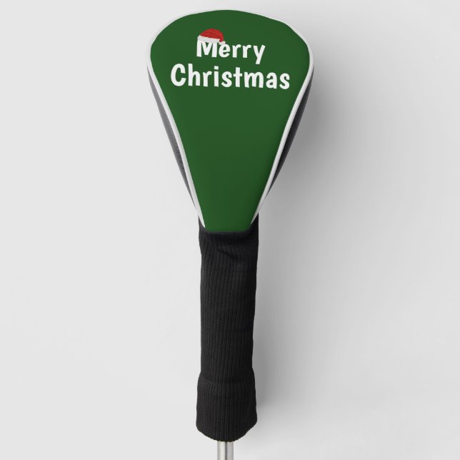 Frohe Weihnachten Golf Headcover (Vorderseite)