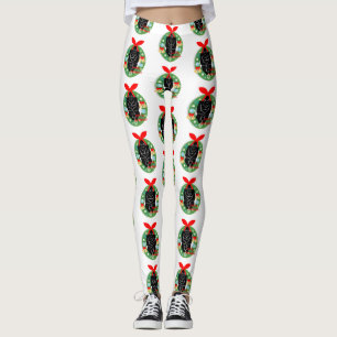 frohe weihnachten gorilla leggings