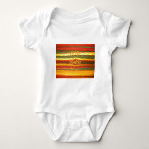 Frohe Weihnachten Gott segne Sie Farben Design Baby Strampler