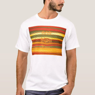 Frohe Weihnachten Gott segne Sie Farben Design T-Shirt