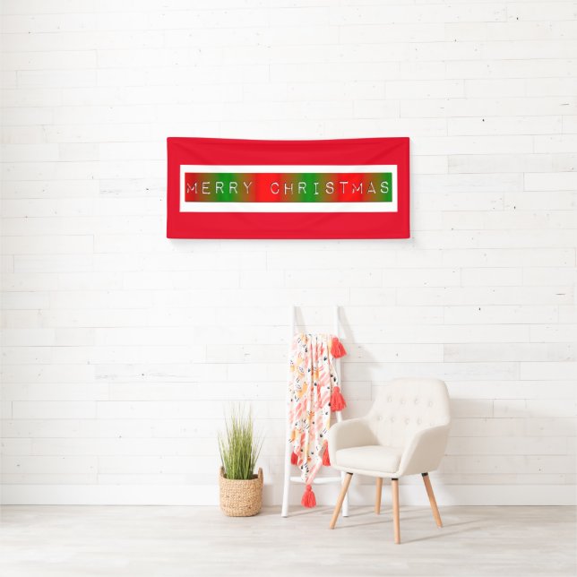 Frohe Weihnachten Gradient Banner (Insitu)