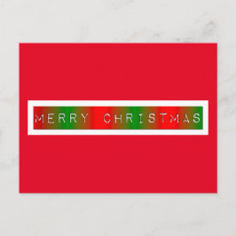 Frohe Weihnachten Gradient Postkarte