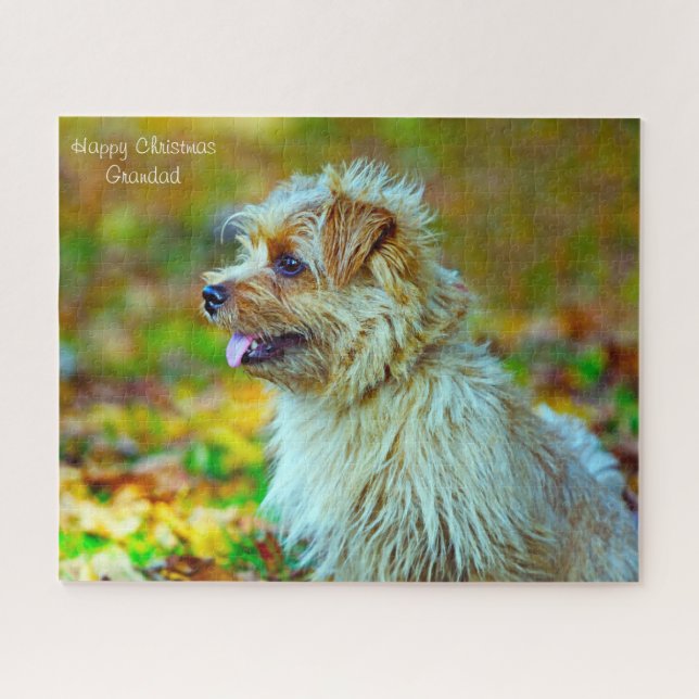 Frohe Weihnachten Grandad. Puzzle (Horizontal)