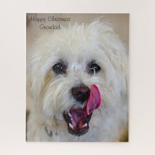 Frohe Weihnachten Grandad. Puzzle (Vertikal)