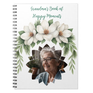 Frohe Weihnachten Grandma Foto Weihnachtsgeschenk Notizblock