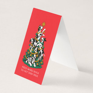Frohe Weihnachten Great Dane Karte