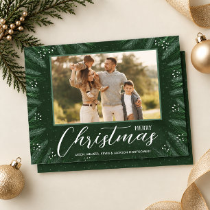 Frohe Weihnachten Greenery Foto