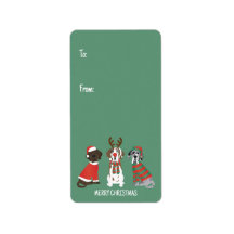 Frohe Weihnachten Große Dane Hunde