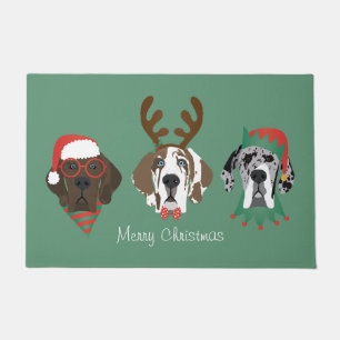 Frohe Weihnachten Große Dane Hunde Fußmatte