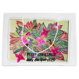 Frohe Weihnachten! Große Geschenktüte