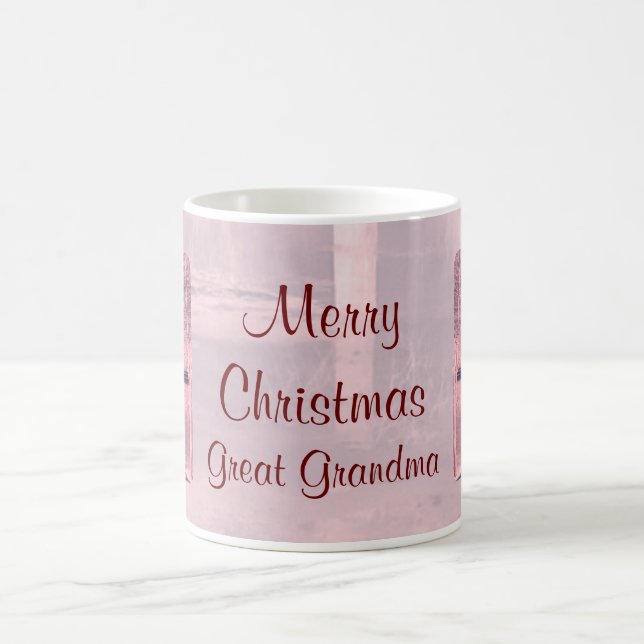 Frohe Weihnachten Große Oma Tasse (Mittel)