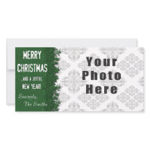 Frohe Weihnachten Grüne Schneeflocke